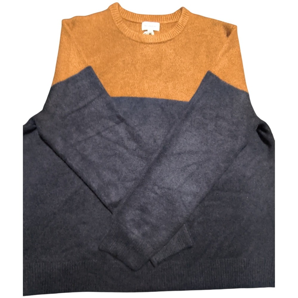 Goodfellow & Co Men's Sweater,‎ Rust and Navy Blue, Size XXL, NWT